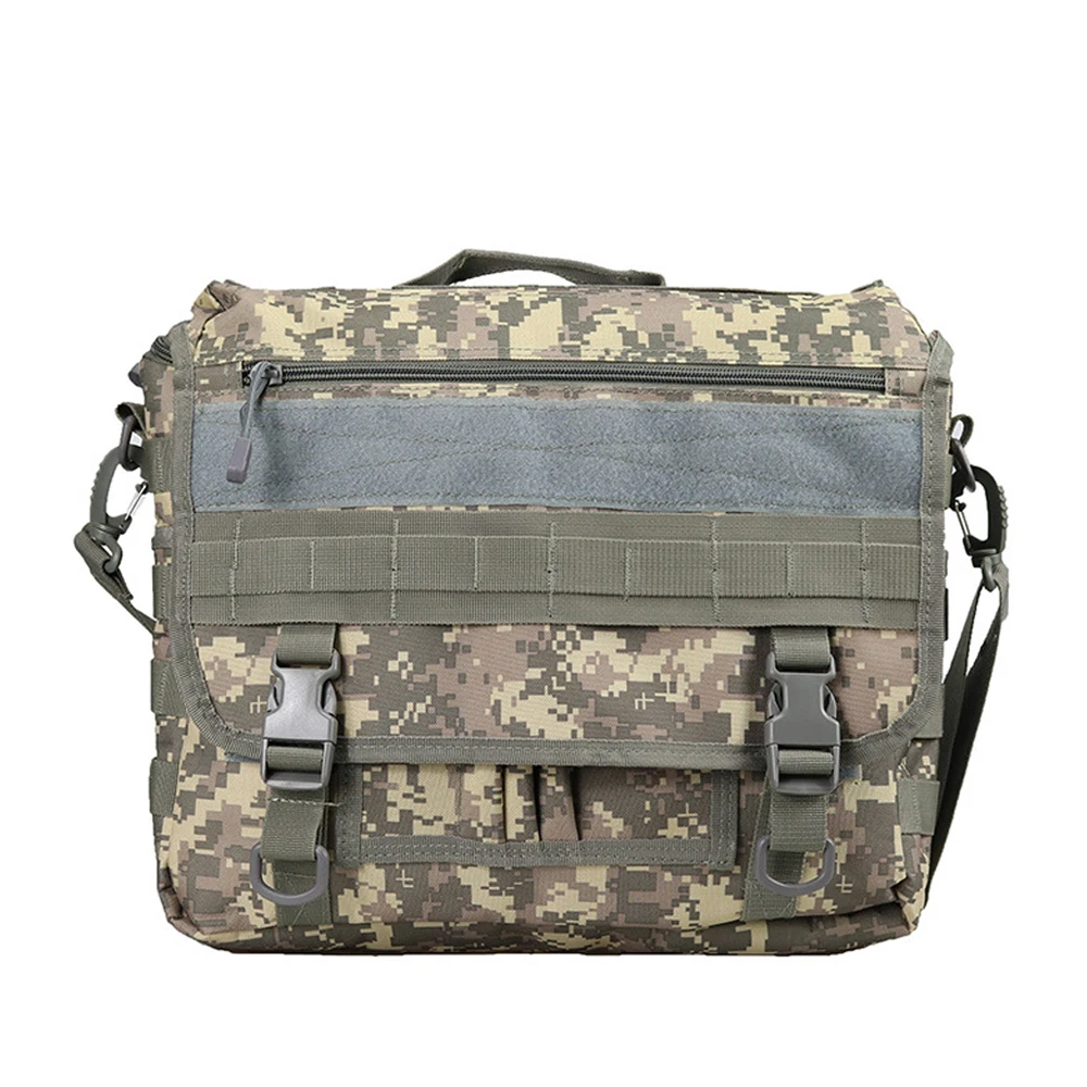 Outdoor EDC Tactical Laptop Bag Multifunctional Nylon Durable Travel Shoulder Bag MOLLE Waterproof Messenger Bag
