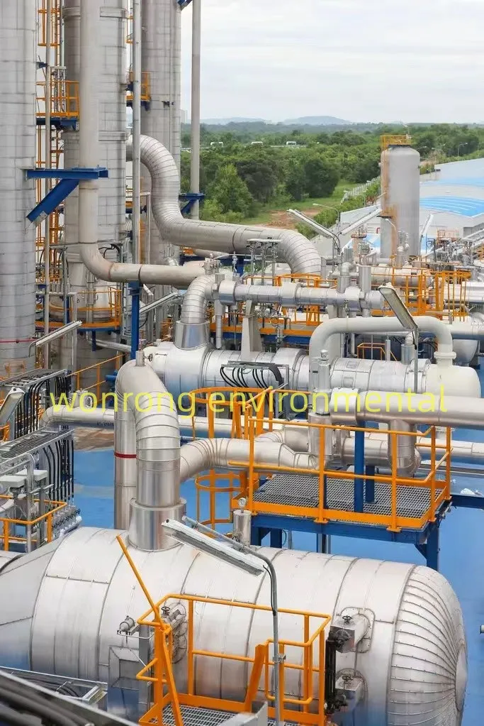 High rate oil yield 95% DCS Auto control system continuous waste engine oil refinery to diesel plant