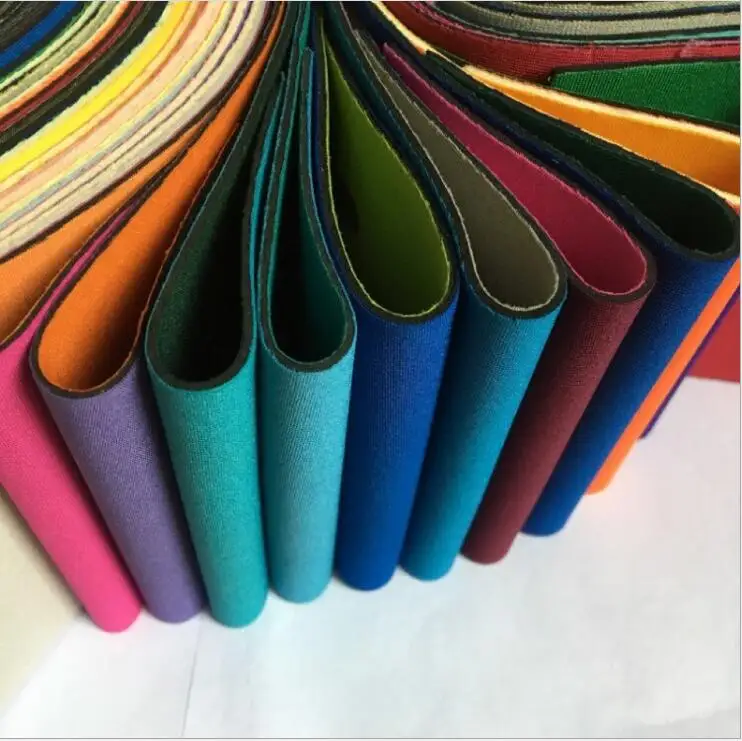 3mm 4mm 5mm 7mm Blank Sublimation SBR Elastic Neoprene Fabric Material For Can Cooler Bag