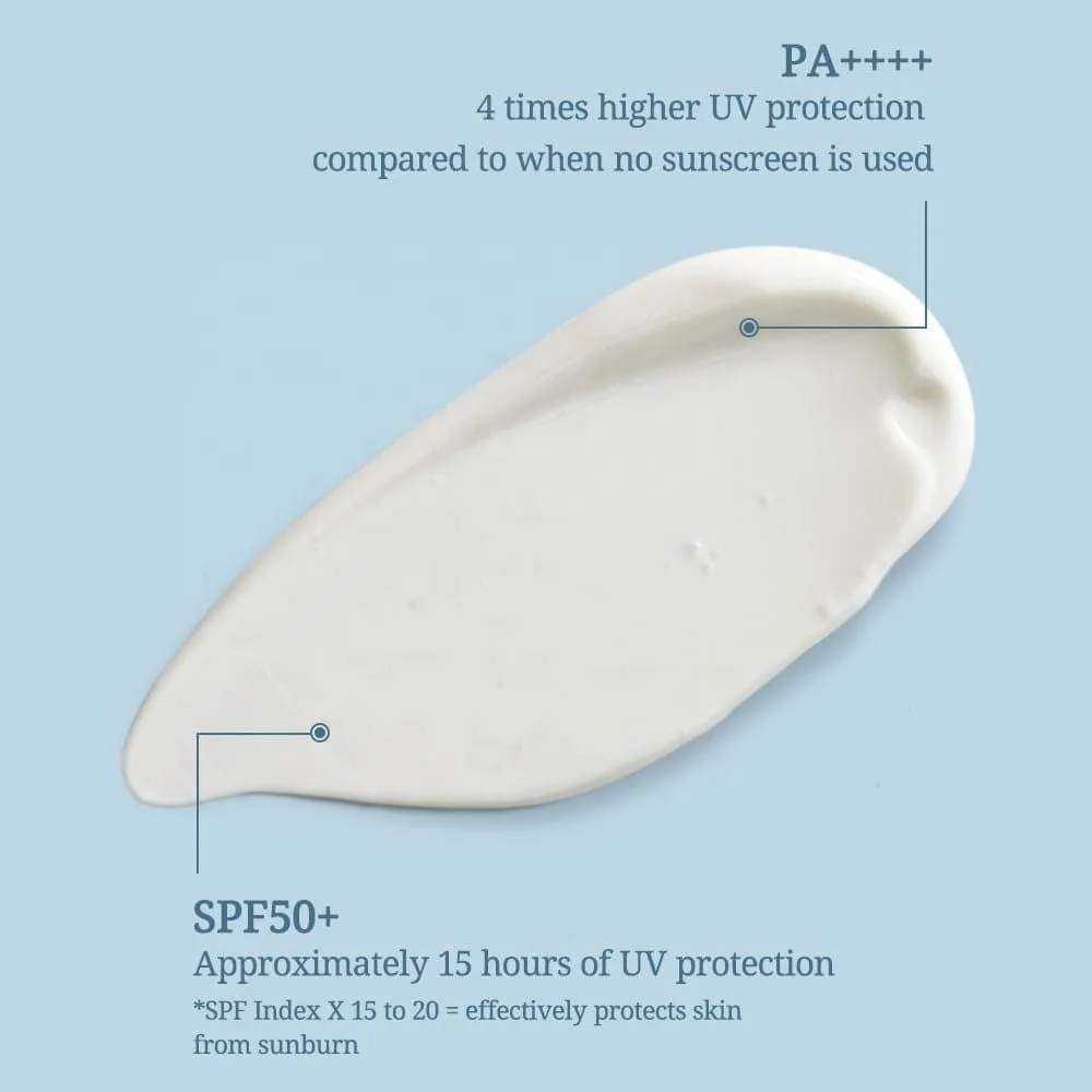 Premium Lightweight Aloe Mineral Sunscreen SPF 50 PA+++ Lotion Face & Body Sunscreen with Zinc Oxide & Titanium Dioxide