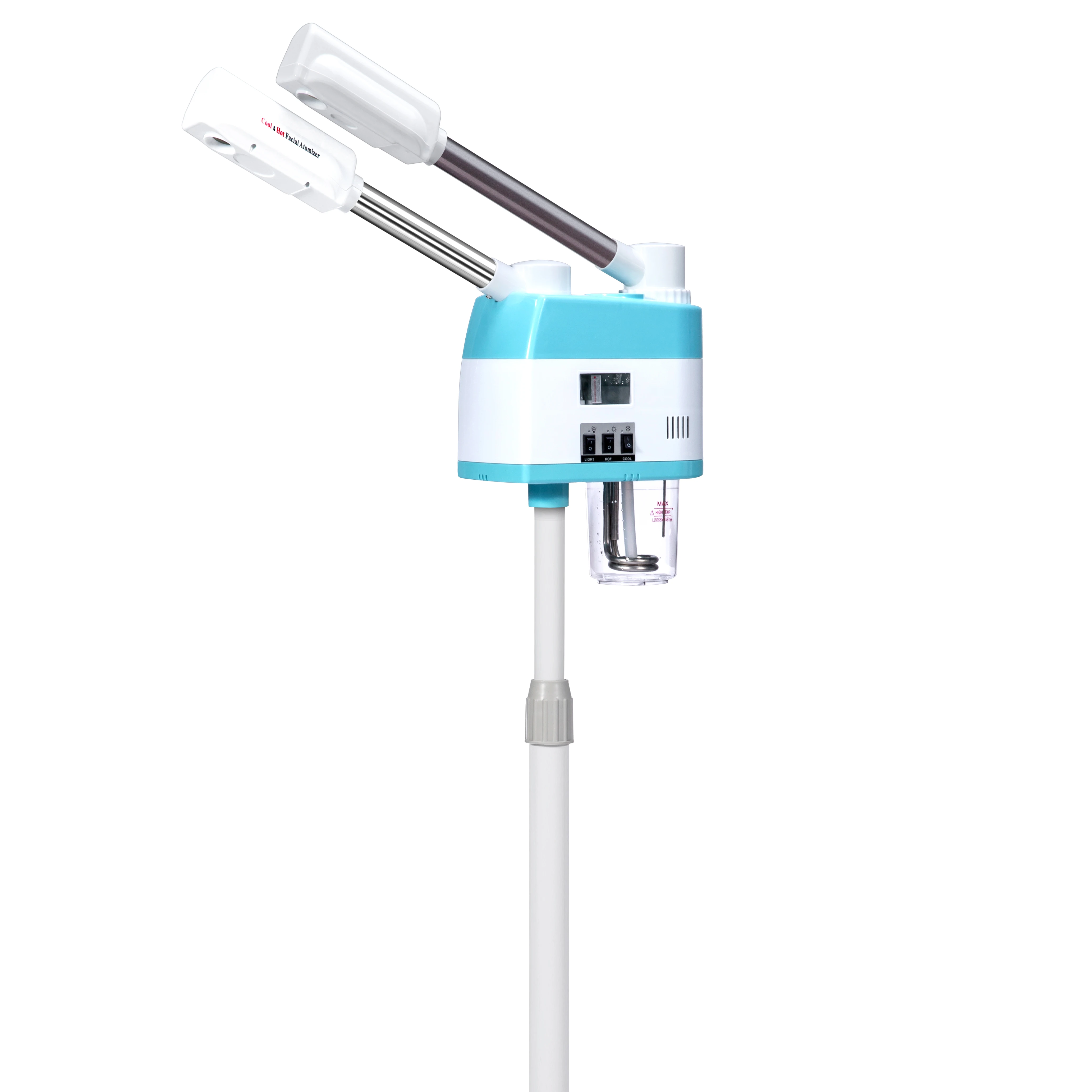 Facial steamer machine Cold and hot spray machine double jet evaporating face beauty apparatus beauty salon water supplement