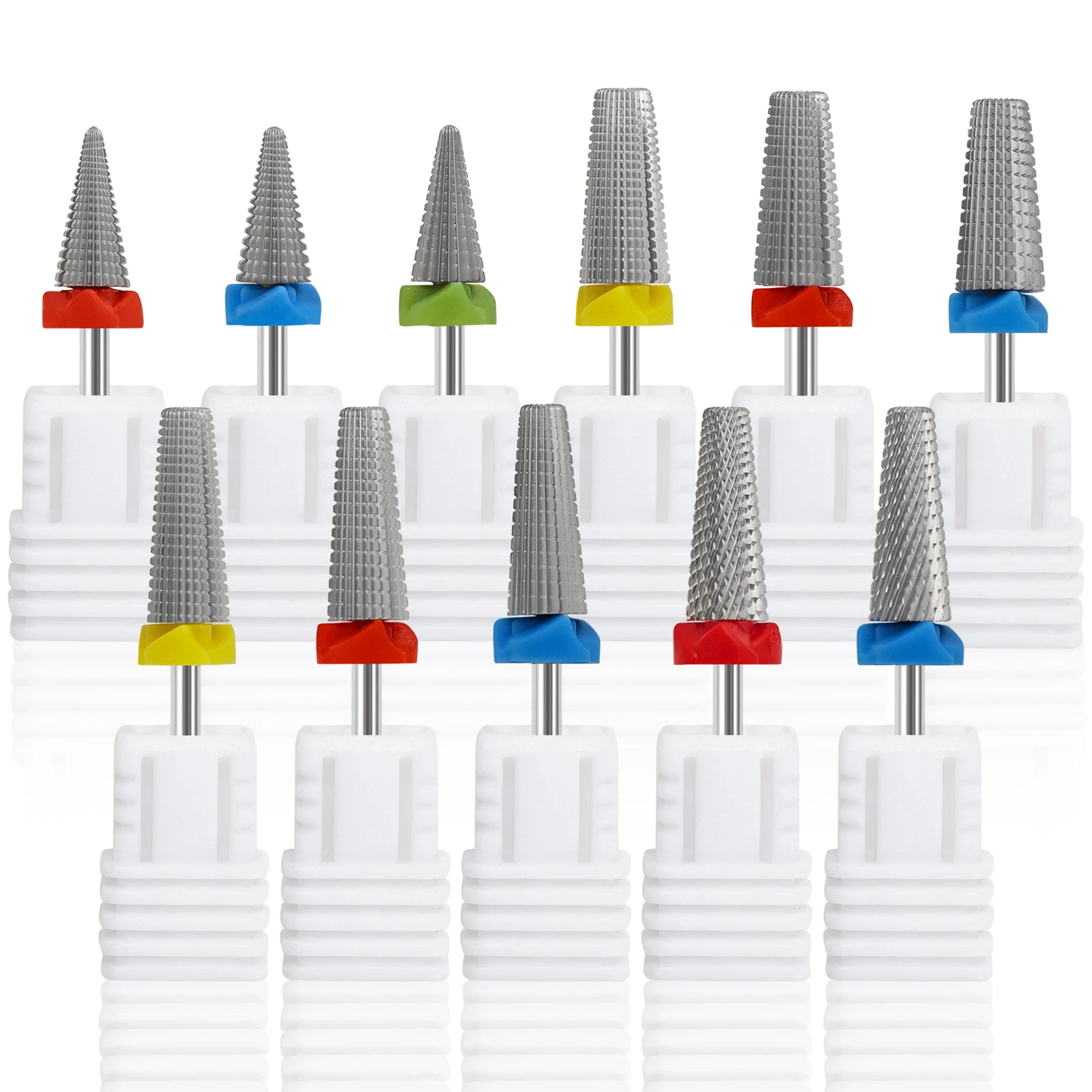 Высококачественная Шлифовальная головка из вольфрамовой стали коническая «пять в одном» быстрое удаление гвоздей без горячей многофункциональной шлифовальной головки