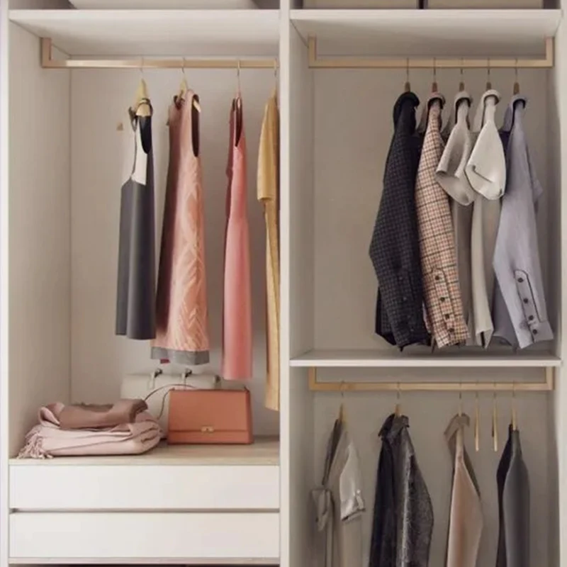 Custom Wooden Bedroom Furniture Dressing Cabinet Dress Armoire With Door Hinges Garderobe Cupboard and Wardrobe for Family Room