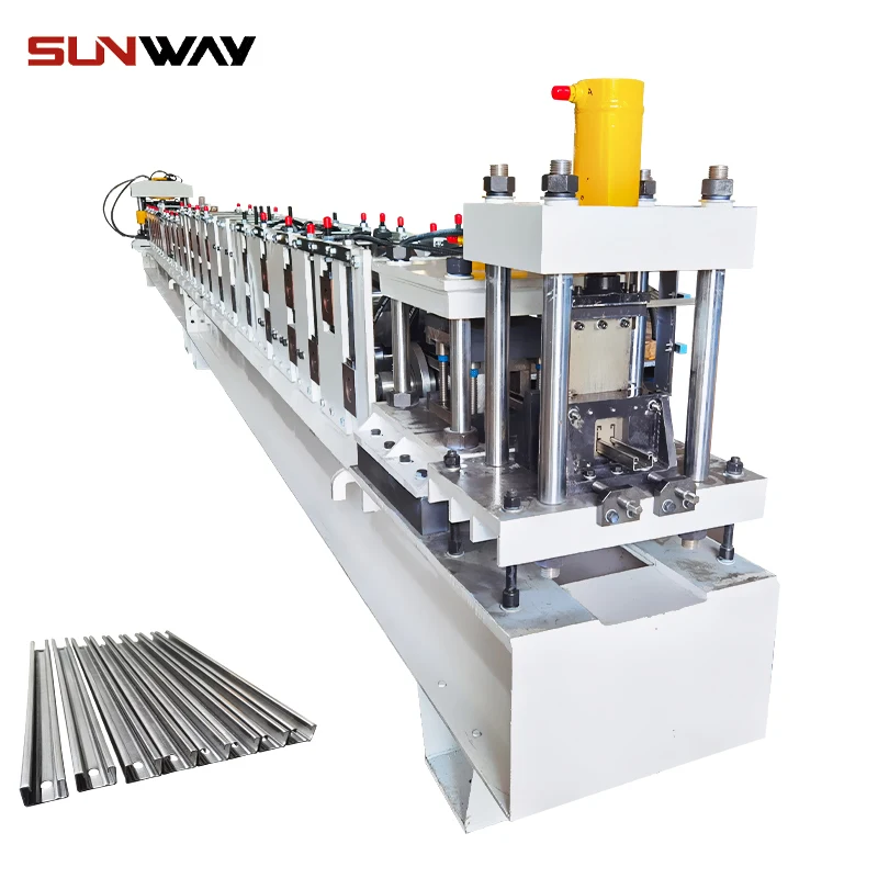 Solar Panel Mounting Structure C41 Roll Forming Machine Solar Bracket Strut Solar Strut Forming Machine