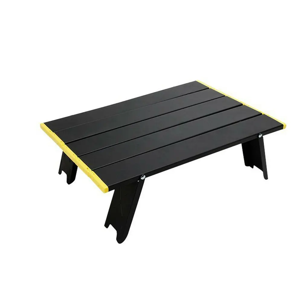 Mini Folding Table Outdoor Barbecue Camping Tent Household Bed Collapsible Computer Desk Aluminum Folding Table