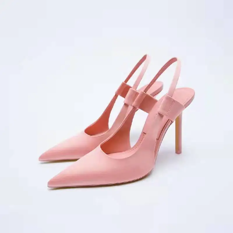 2022 Factory new trendy Microfiber pumps high heels shoes for women