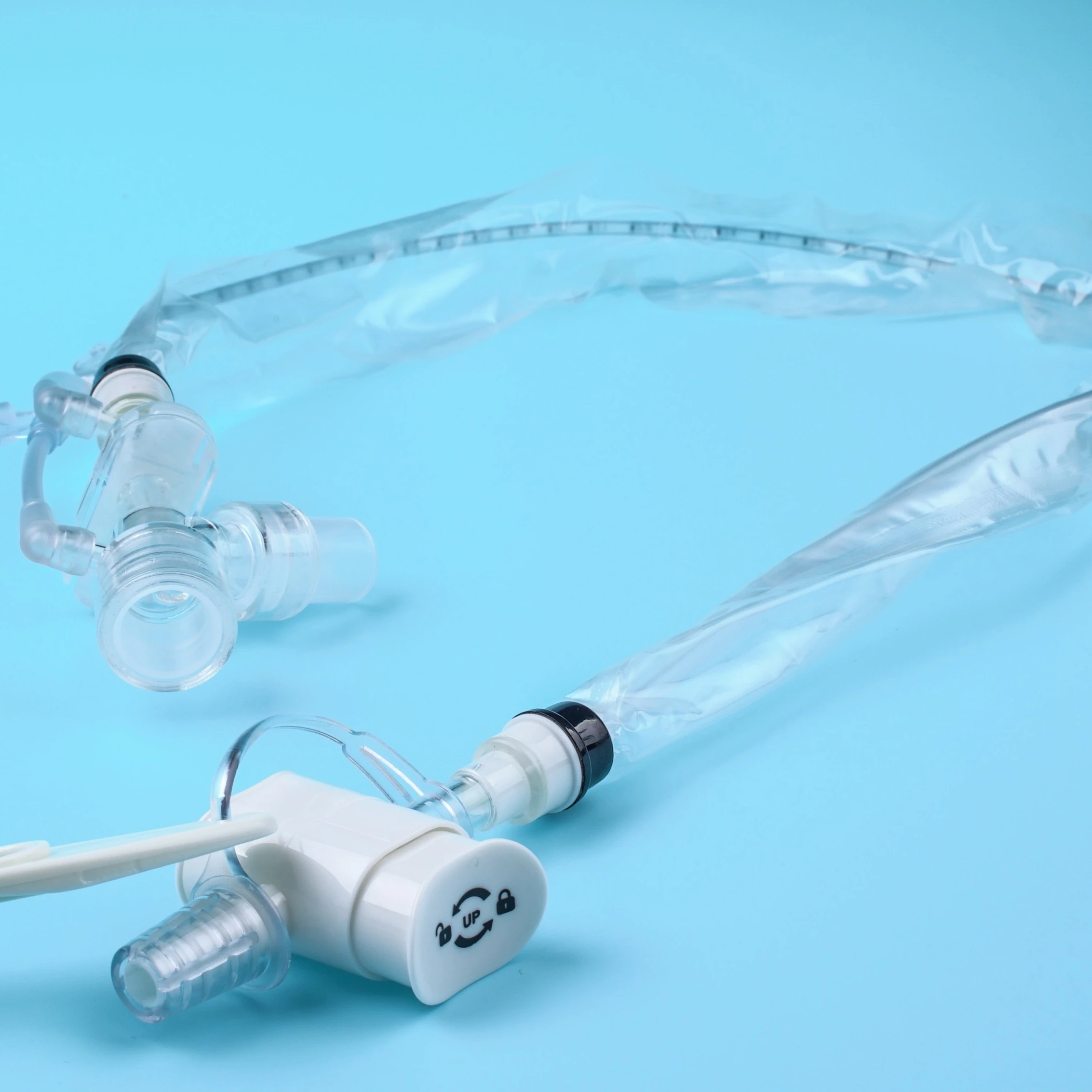 Medical Consumables Supplies Class Ii Disposable Endotracheal Tube Closed Suction Catheter for Adult
