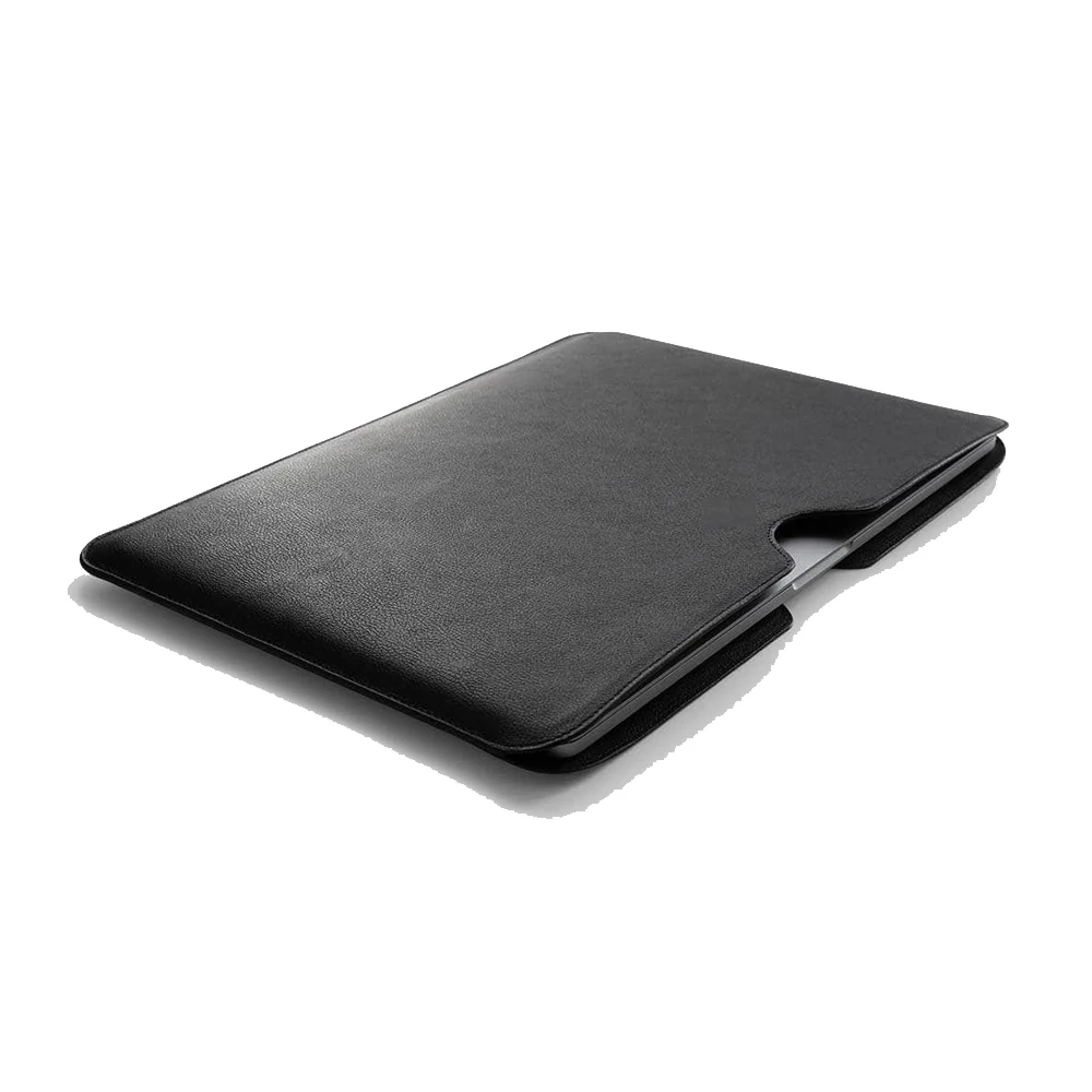 New Arrival Customized Size Suitable For All Types Laptops Extra Slim Vegan PU Leather Protective Laptop Sleeve Bags