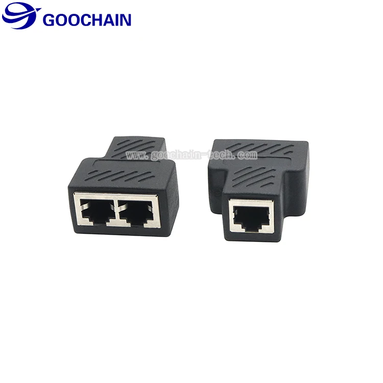  Сетевой кабель Ethernet 1 к 2 RJ45 LAN гнездовой разветвитель Соединительный адаптер
