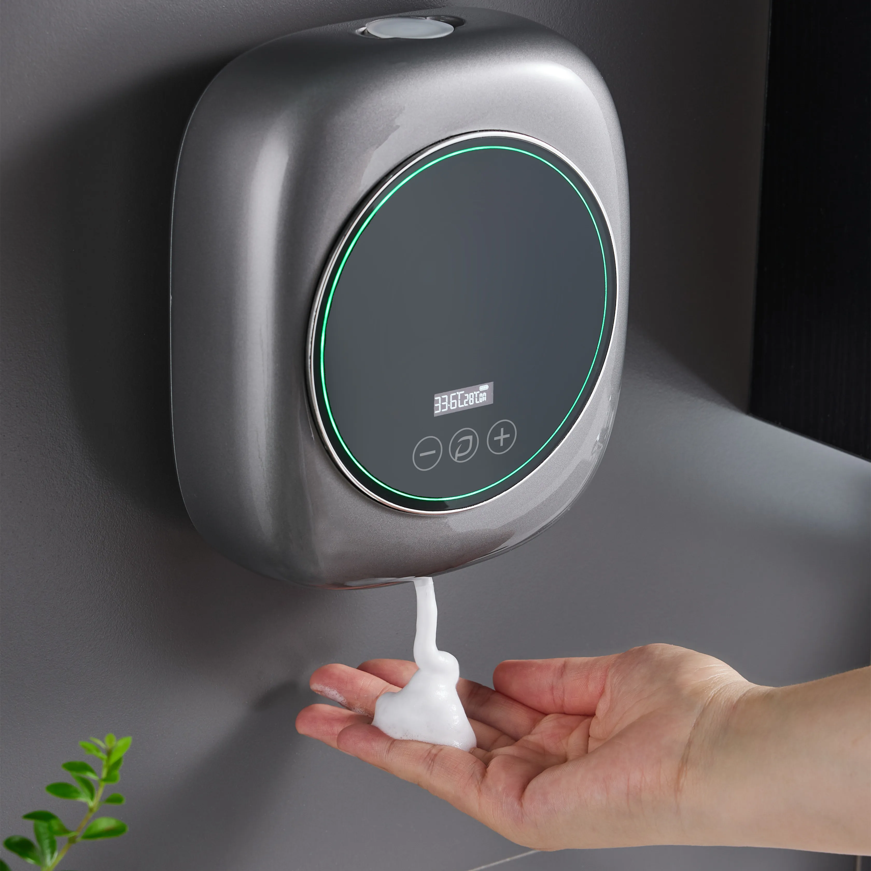 Touchless Wall Mounted Automatic Liquid Soap Dispenser For Gel Based Infrared Hand Sanitizer Sensor Soap Dispenser