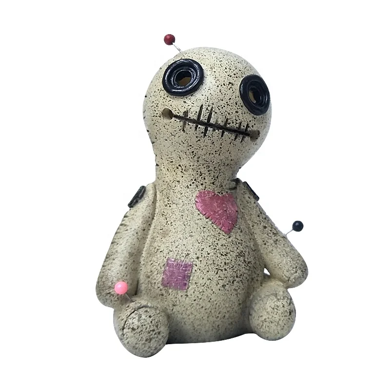 Voodoo Doll Cone Burner Reflux Incense Burner Tabletop Interior Resin Decoration Handcrafted Halloween Gifts