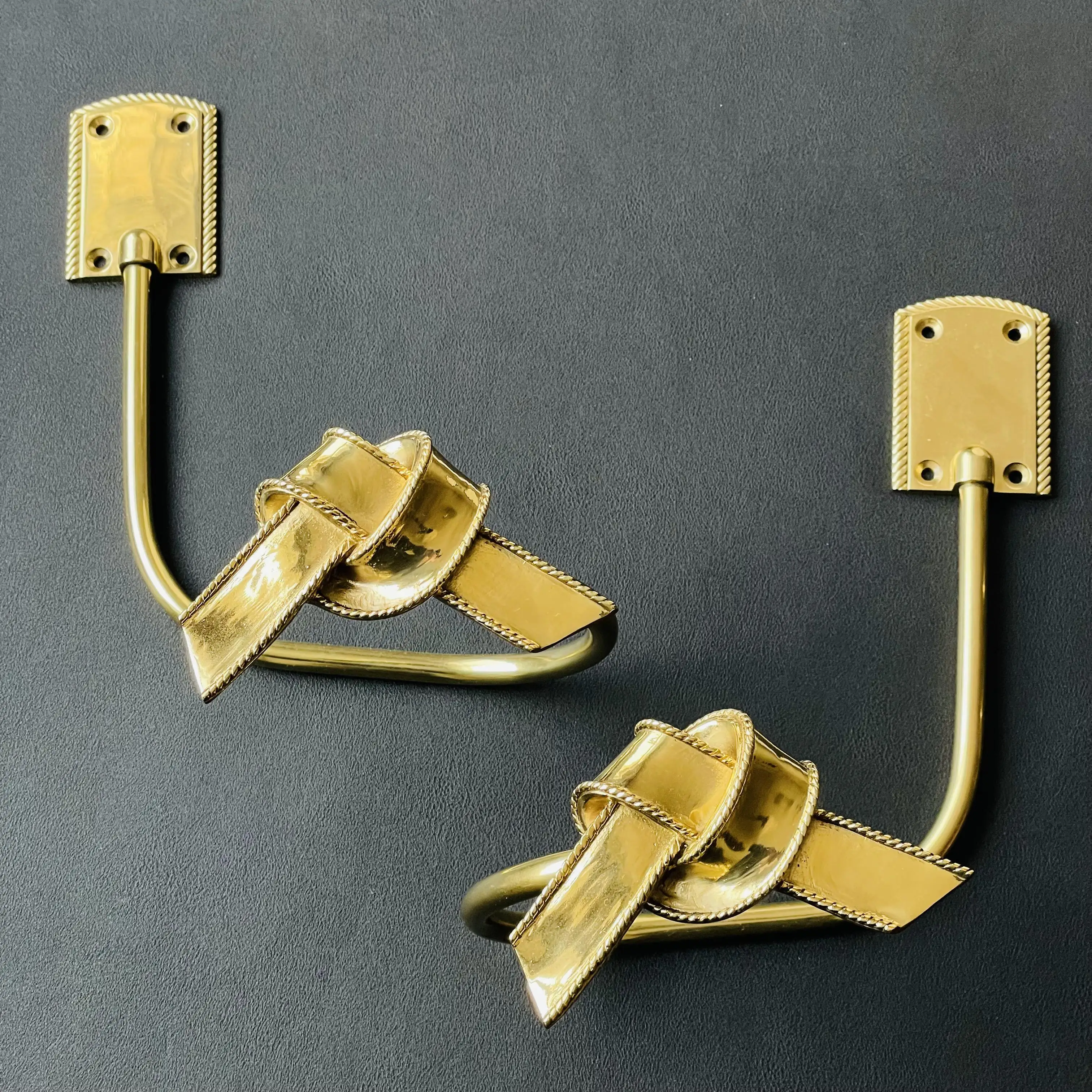 New Modern Decoration Wall Mounted Brass Curtain Hook Curtain Holdbacks  Curtain Hanger for Living Room