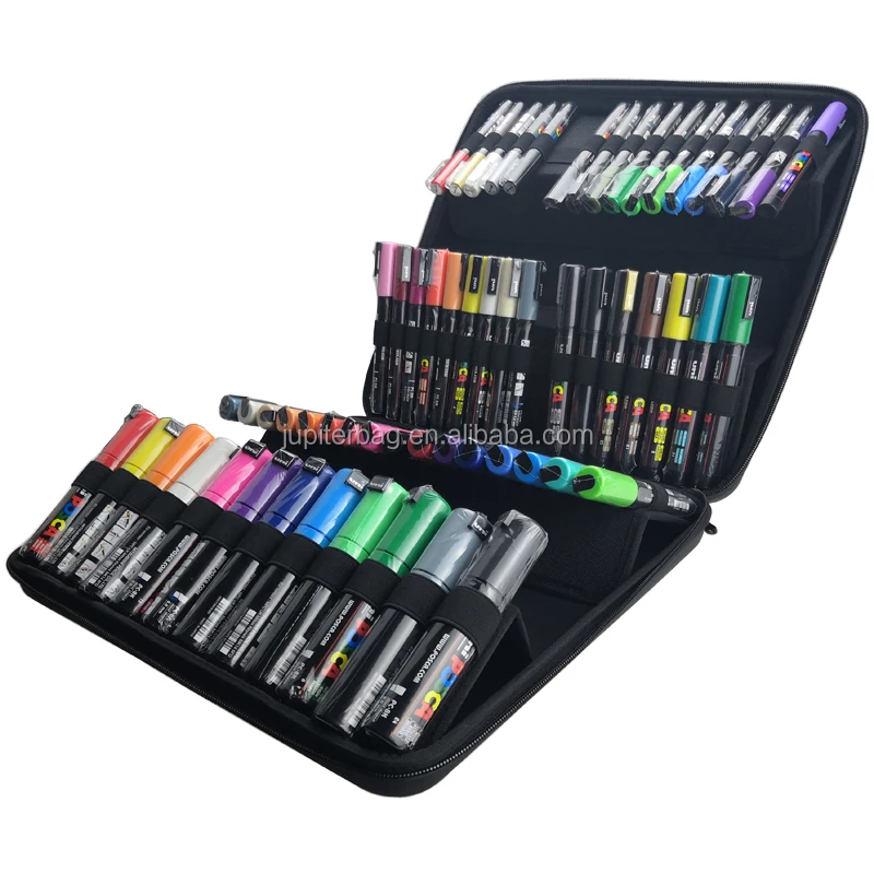 Large volume POSCA colour pen drawing pen crayon eva marker case pastel organizer