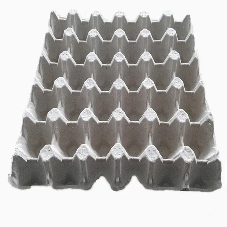 Pulp egg carton quail egg with lid Biodegradable recyclable 60 cells 120 cells can be customized PLA Plant Base Corn Starch
