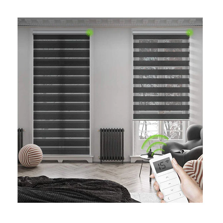 google home smart blind zebra curtain motorized white children zebra blinds zwave