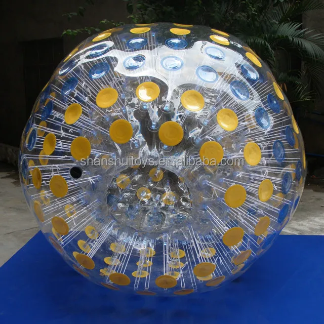 Цветной водяной роликовый шар высококачественный детский Зорб трава для уличных