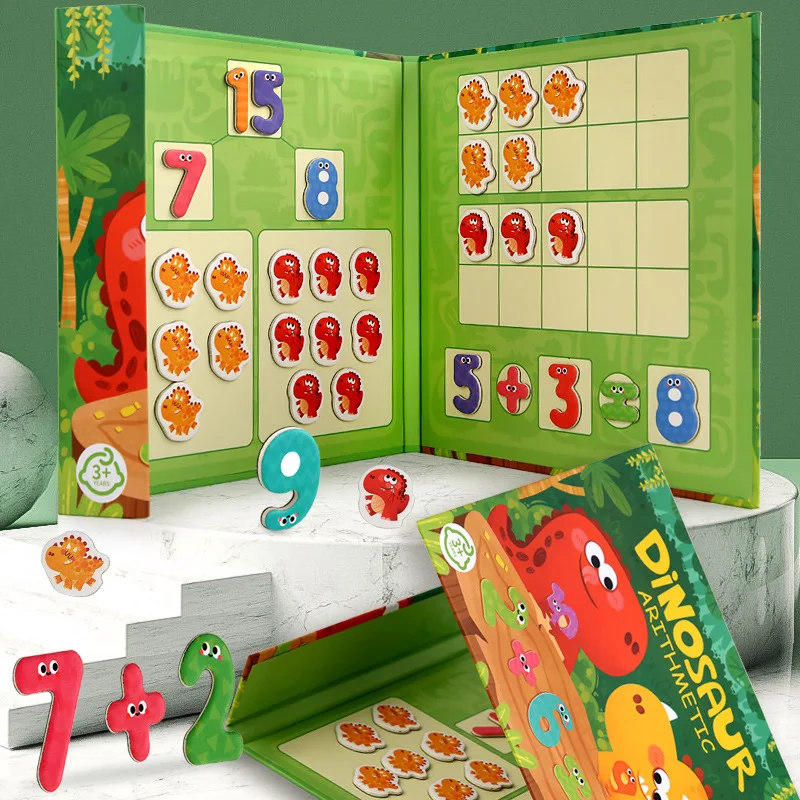 Multifunctional Puzzle Toy for Preschoolers Children Learning Math with Subtraction Arithmetics Paper Counting Number Learning