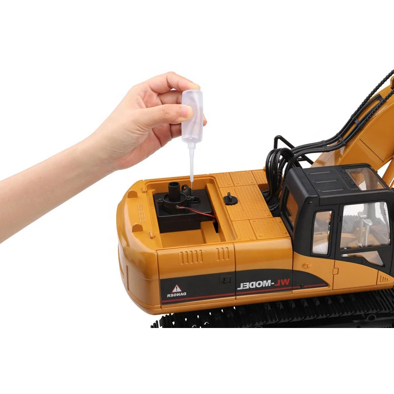 Wltoys 16800 1/16 2.4g Electric Simulation Alloy Excavator Light Sound Remote Control Construction Car Model Toy Rc Excavators