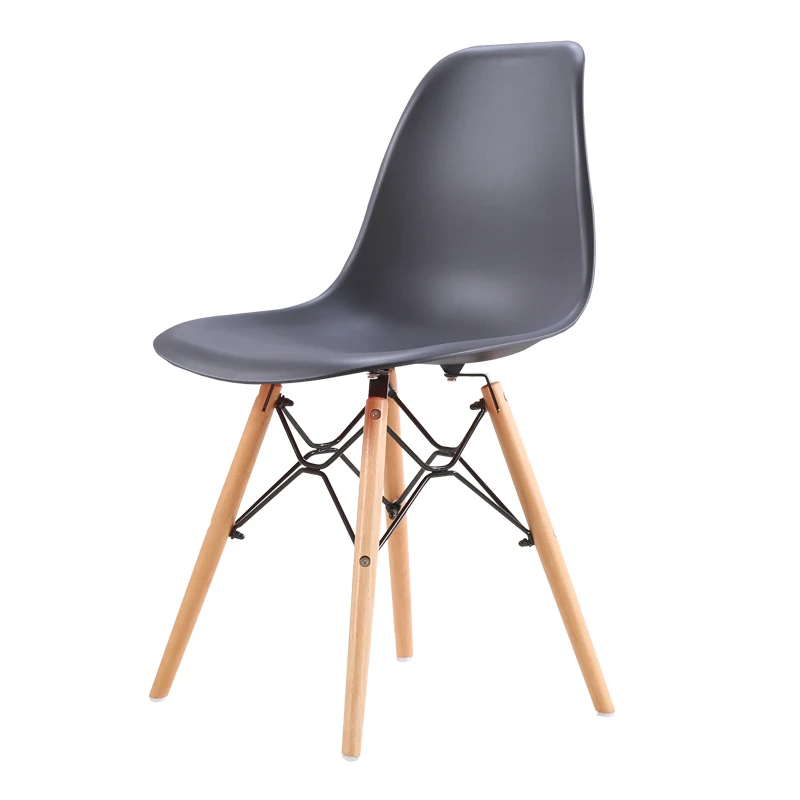 Nordic style dining table set dining room furniture multiple color  plastic dining chair