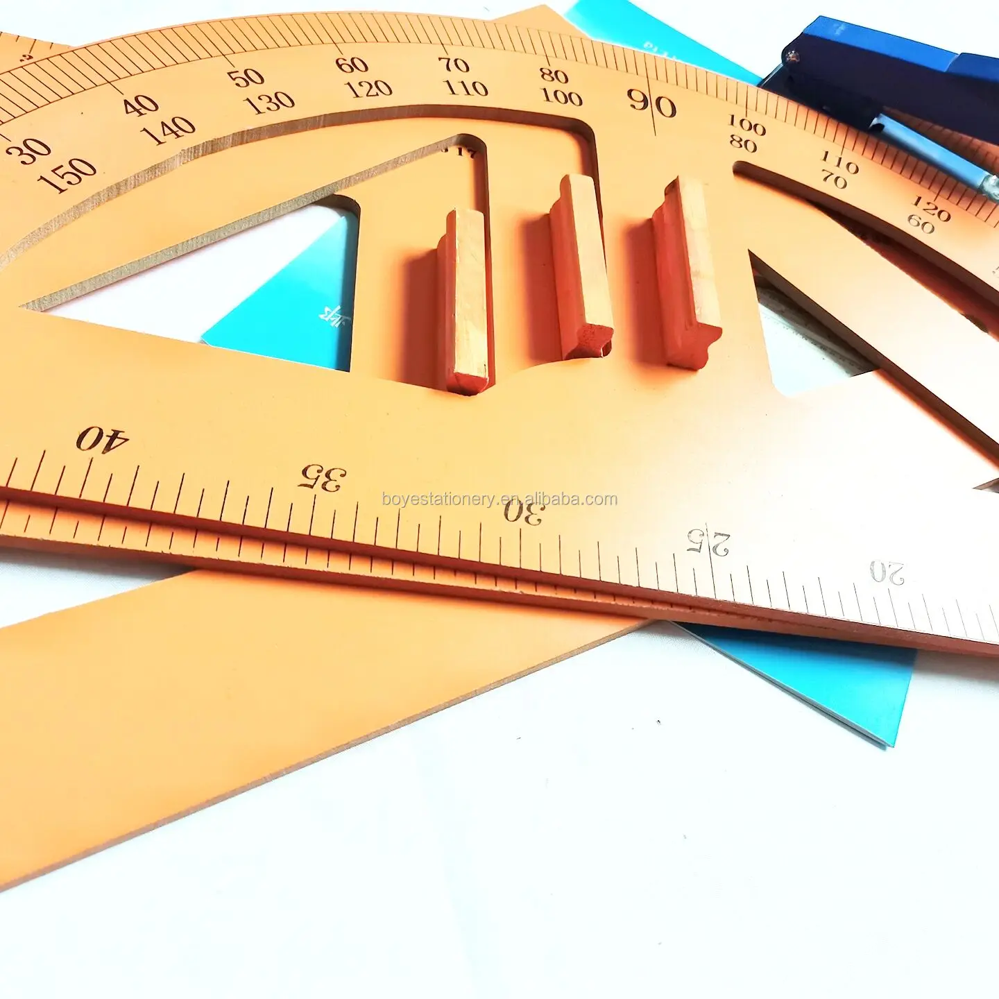 
Promotional Multi Angle Ruler Wooden Triangular Ruler Corner Square Triangle Ruler 