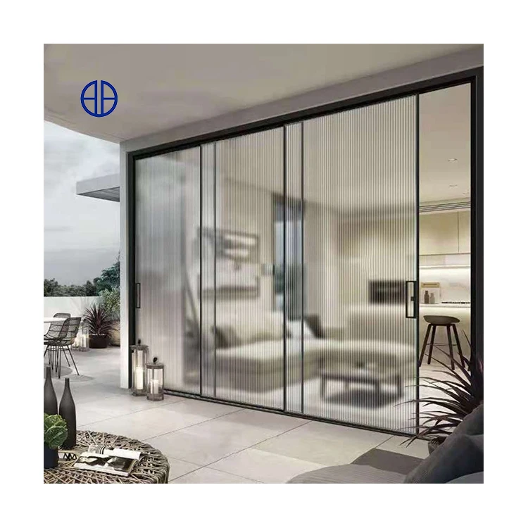 Hidden Sliding Door Film Switchable Smart Glass Hd Safe Sliding Door Intelligent Hanging Rail Sliding Door