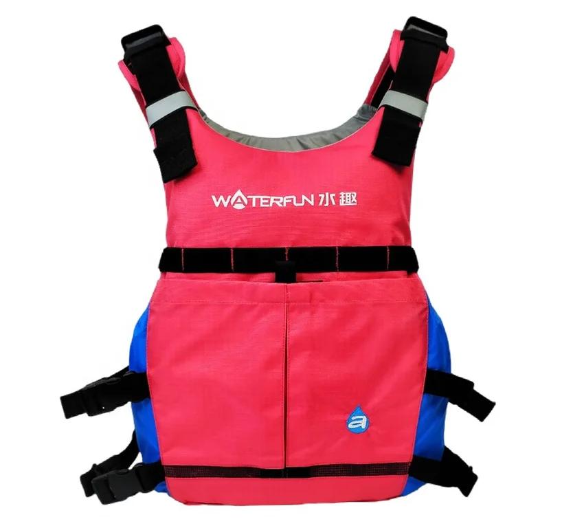 Bright Color CE Certificates Water Spots Life Jacket with Whistle Boating Kayaking Water Sports Life Vest