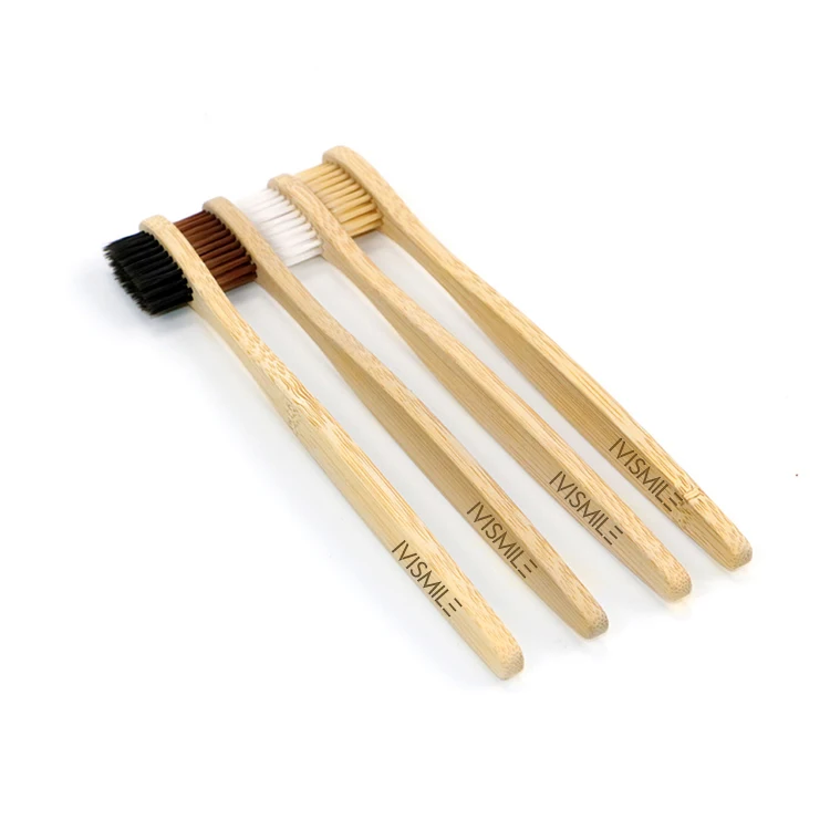 Eco Friendly Home Use Reusable Biodegradable  Natural Orginac  Bamboo Adult Toothbrush
