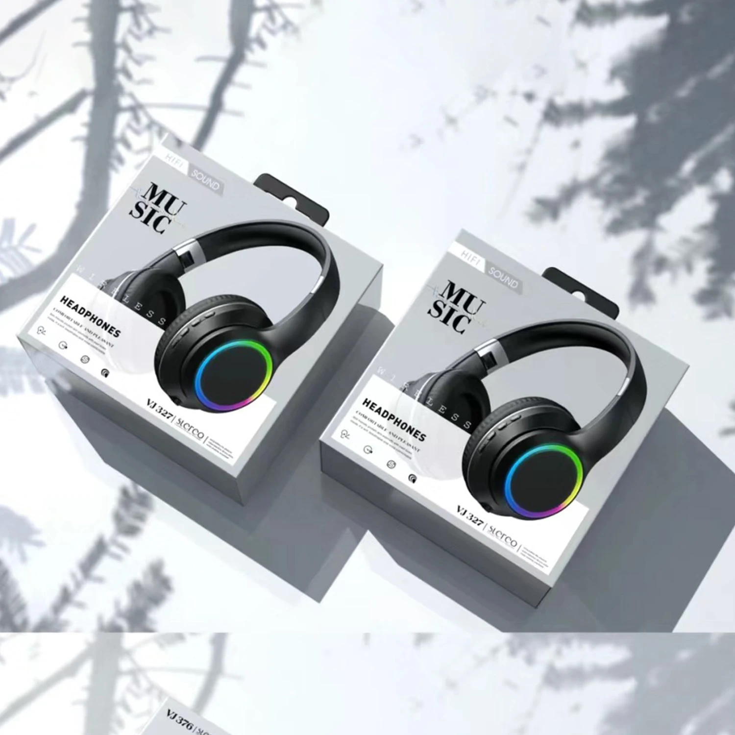 Custom White Paper Box Wireless Earbuds Earphones cardboard Packaging Box for Headphones