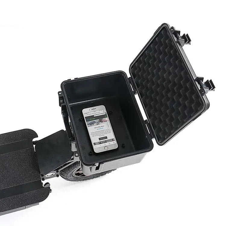 
EcoRider E4-9 off road dual motor electric scooter, 60v 21ah 3600w air suspension shock absorber foldable electric scooters 