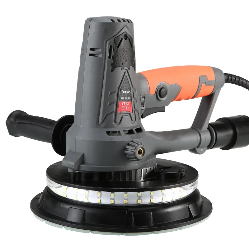 Portable 1250W Dust-Free Electric Drywall Sander DIY 180mm Wall Grinder Putty Sanding Machine with Power Wall Tools