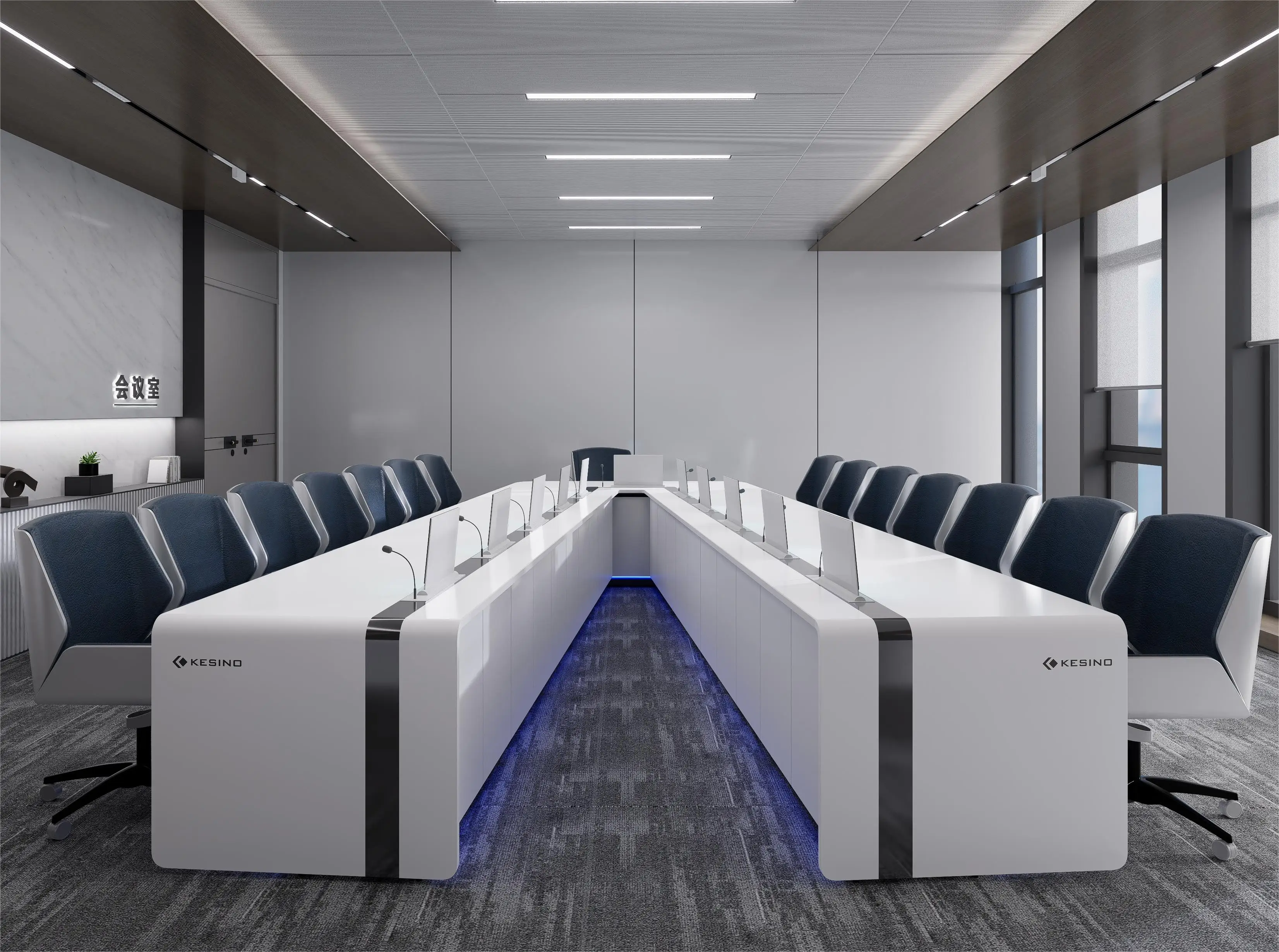 Высококачественная рабочая станция CCTV kesino командный центр консоль конференц-зала модульный современный многофункциональный Конференц-стол