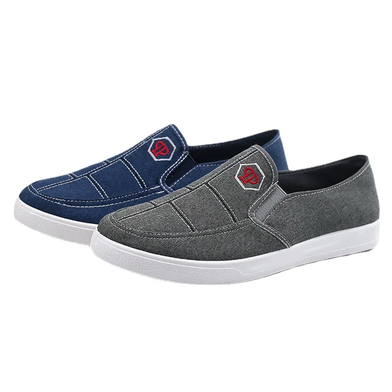 Low moq mesh breathable non-slip no laces for men  trendy shoe breathable casual sneakers white canvas shoes