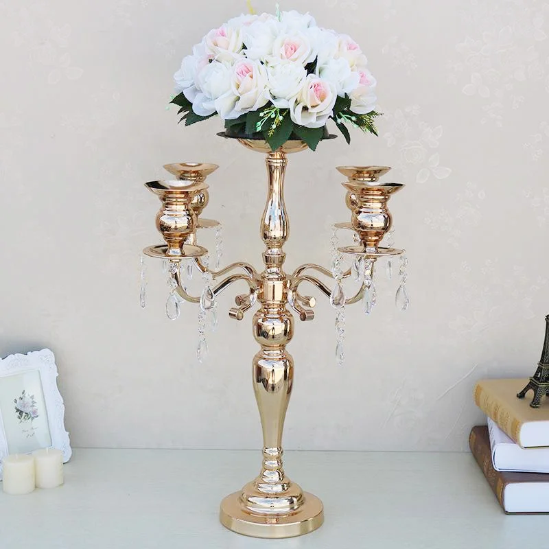 New Table Top Chandelier Centerpieces for Weddings Decorative Artificial Flower Table Centerpiece Indian Background for Wedding