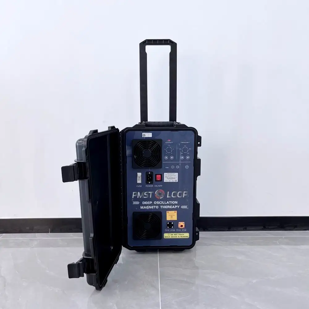 Magneto pulsed electromagnetic field therapy pemf pmst loop therapy machine/PMST Magneto Therapy EMTT Loop Rehabilitation Center