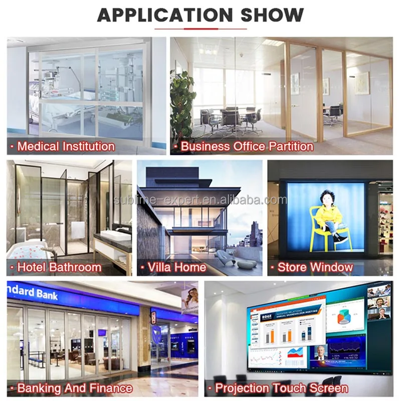 TQX pdlc filmi akilli cam switchable smart pdlc film lamina elctricas para vidrios pdlc film manufacturer smart glass film