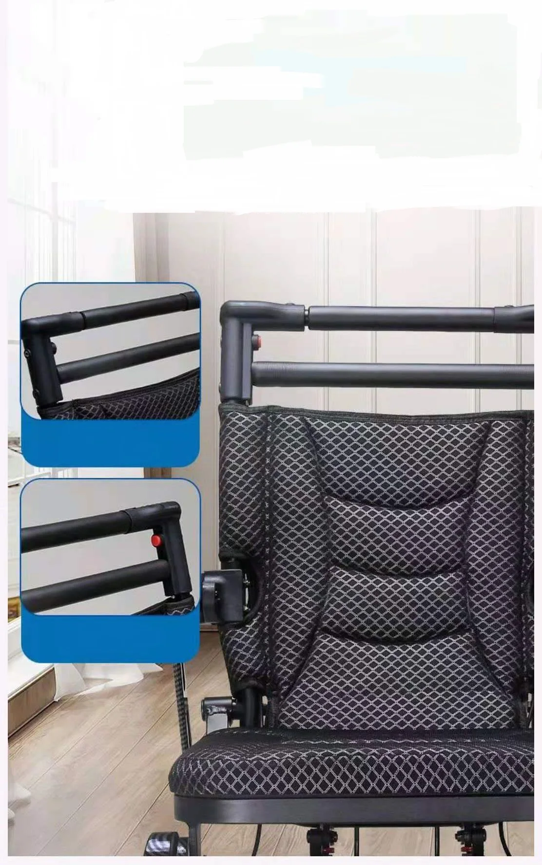 2021 Hot Selling Lightweight Foldable Electric Wheelchairs For The Elderly Automatic Electric Wheelchair