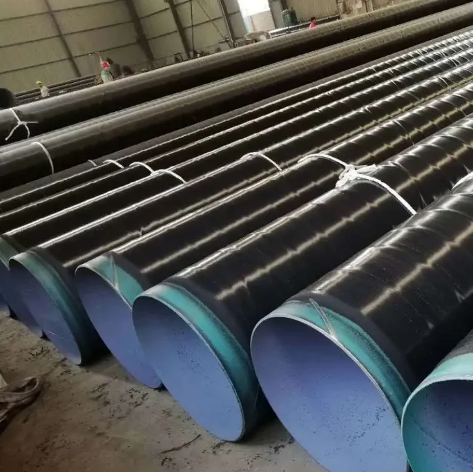 Internal and external coating Spiral Anticorrosion Tube SSAW SAWH FBE 2PE 3PE 2PP 3PP Antiseptic Steel Pipe