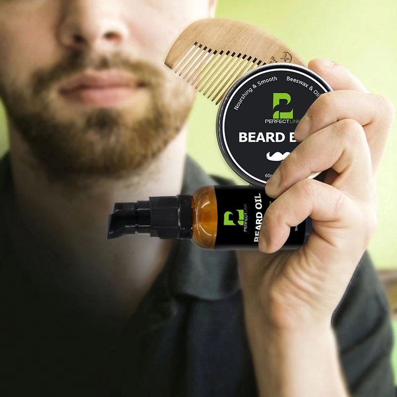 Private Label 30ml Men Beard Care Oil Nourishing Repairing Smoothing Organic Beard Growth oil for Men