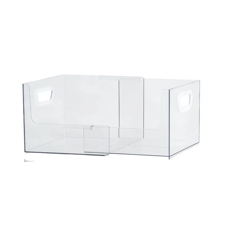 Source manufacturers desktop storage box student desk book storage artifact retractable portable transparent book storage box
