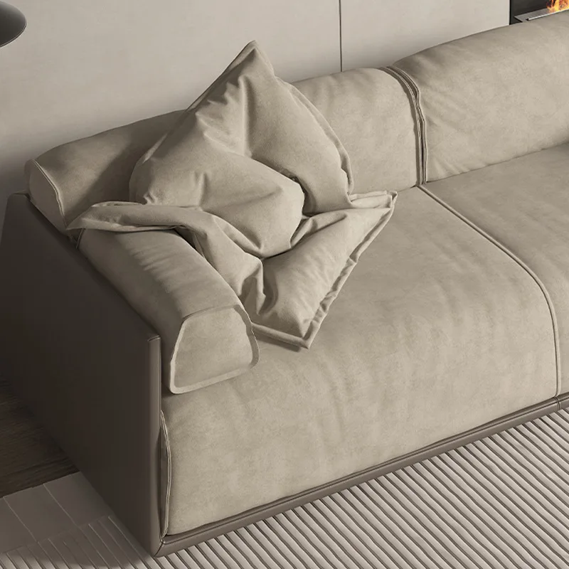 china Factory Outlet sofa micro velvet creamy white oversized velvet sofa velvet living room sofas