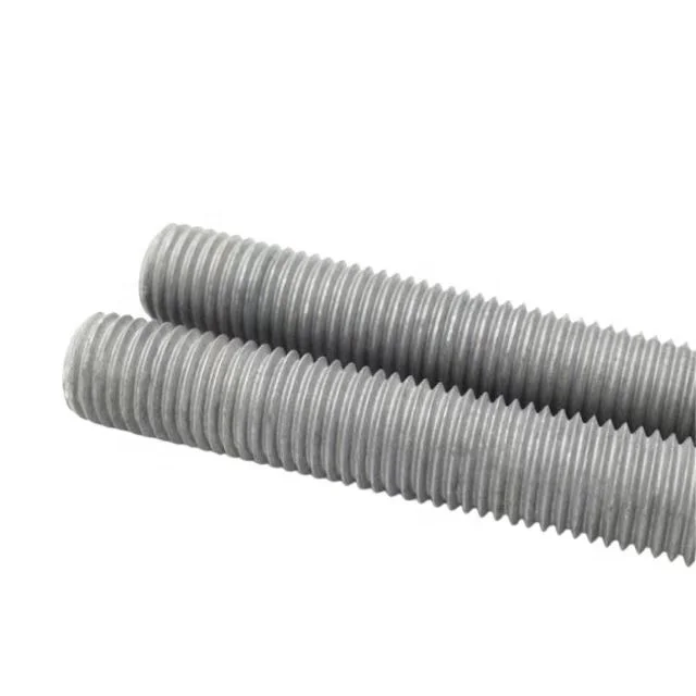 Top Quality Stud Bolts Metric Thread Steel M8 M10 M20 M24 Hot Dip Galvanized Threaded Bar din976 Threaded Rods DIN 976 (1600741633626)
