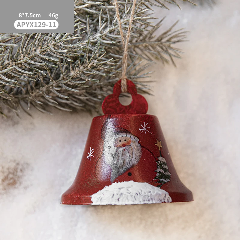 New Arrival Christmas Supplies Hanging Ornament Christmas Bells Hanging Tree Christmas