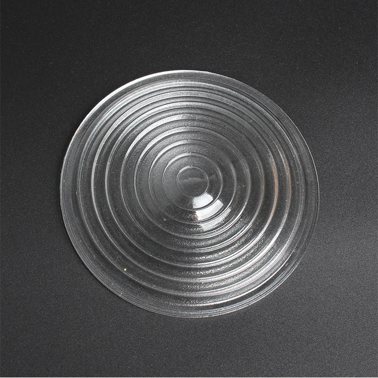 Round Customized High Borosilicate LED Light Diameter 200mm Spot Fresnel Lens