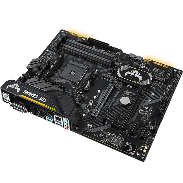 For ASUS TUF X470-PLUS GAMING with cpu amd X470 computer game motherboard atx support ddr4 Asus desktop mother board