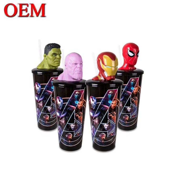 Custom Made Your Own Plastic Cup 3D Mugs PVC Toy Figure