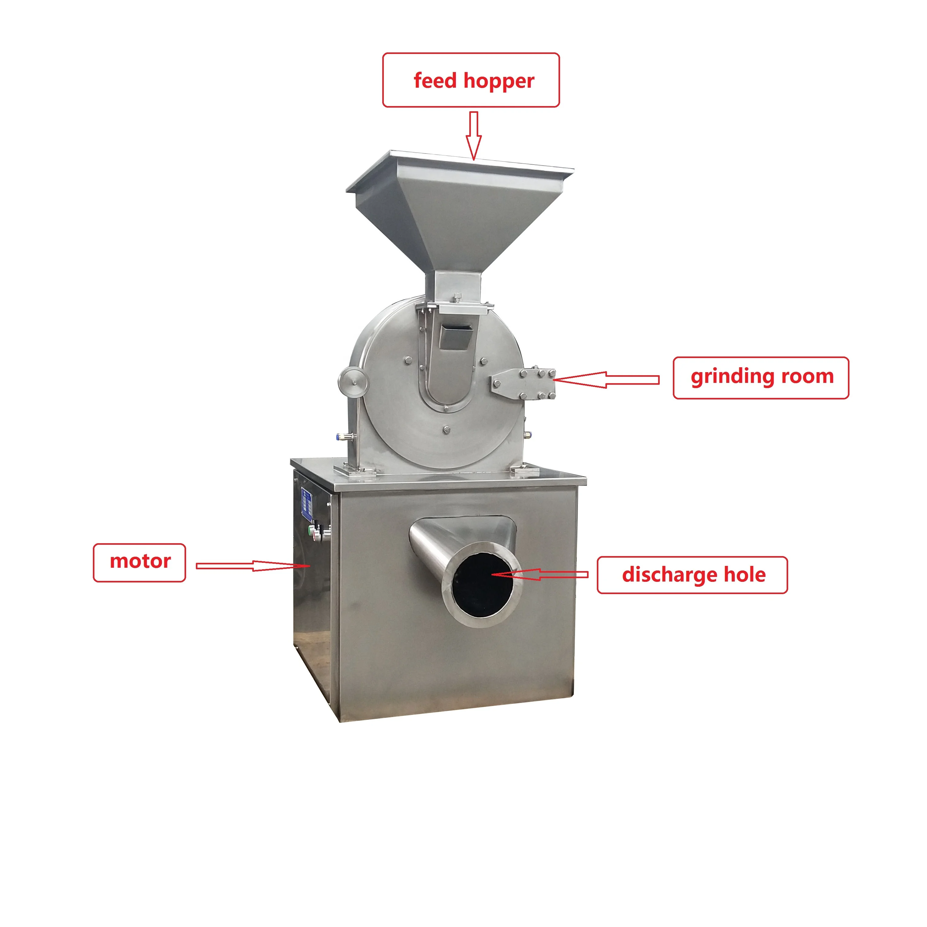 150 Mesh Icing Sugar Powder Pin Mill Sugar Grinding Machine