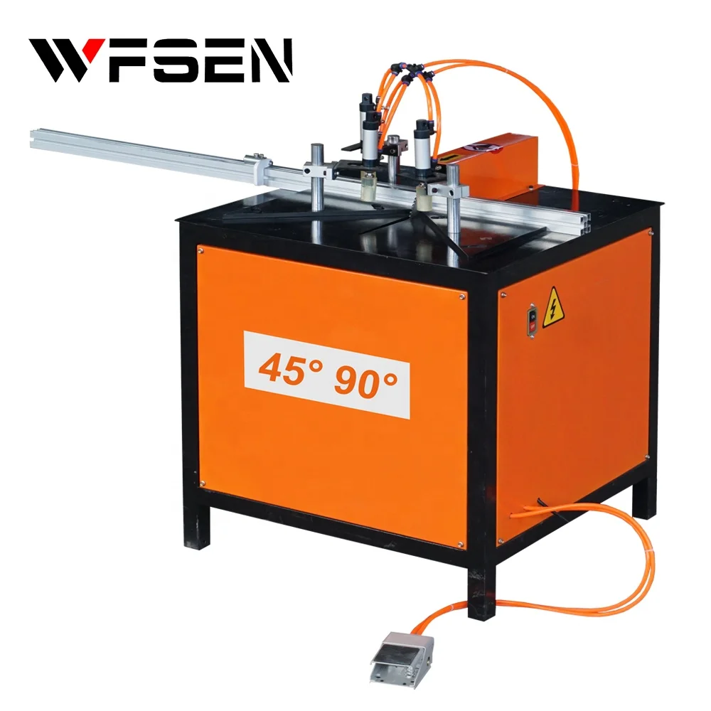 WFSEN 45 degree solar acrylic aluminum angle cutter machine picture aluminium frame cutting machine