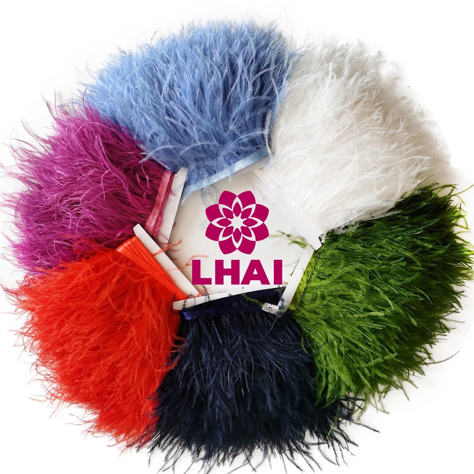 Дешевая распродажа 10-15 см пушистые страусиные перья отделка с бахромой красочные украшение для праздничного платья костюм Юбки