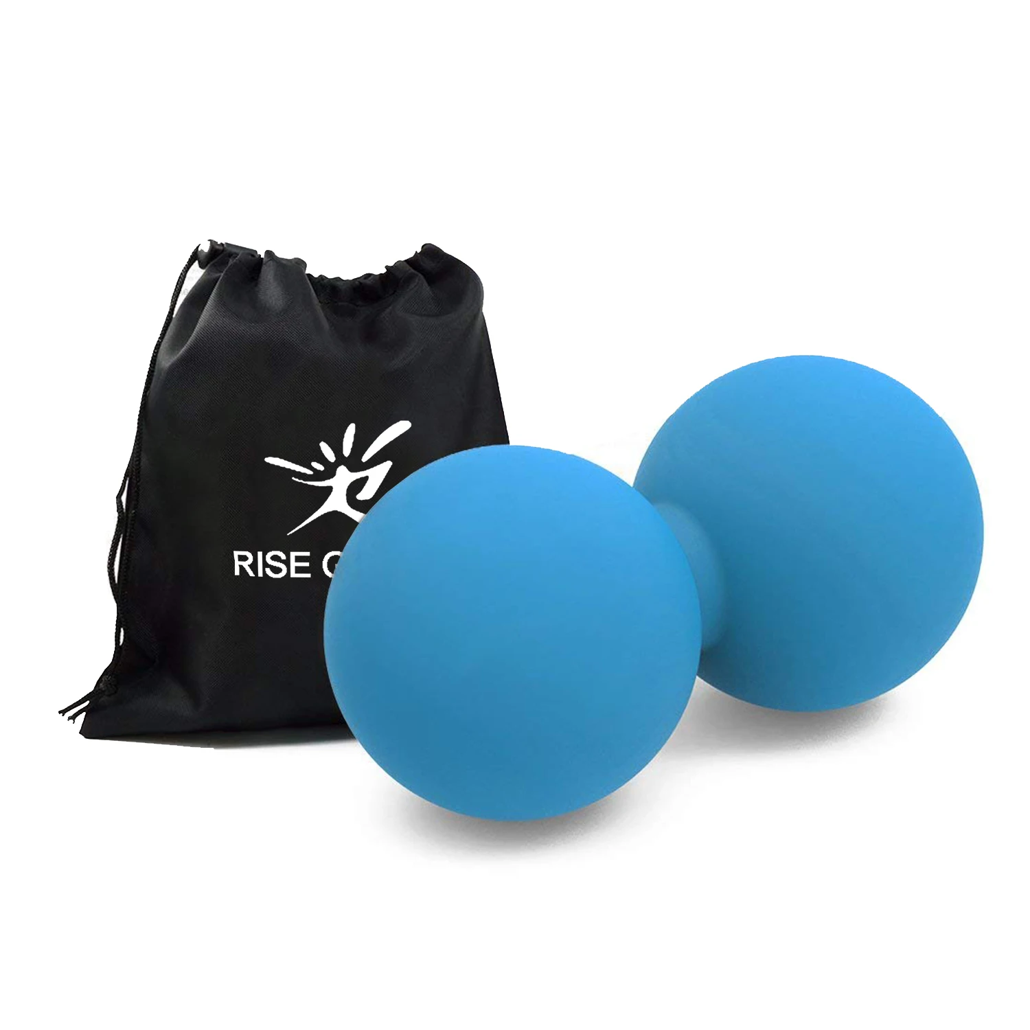 OEM Peanut/Single Exercise Yoga Rubber/Silicone Ball Massage Lacrosse Ball with logo for Myofascial Release Foot Hand Massager