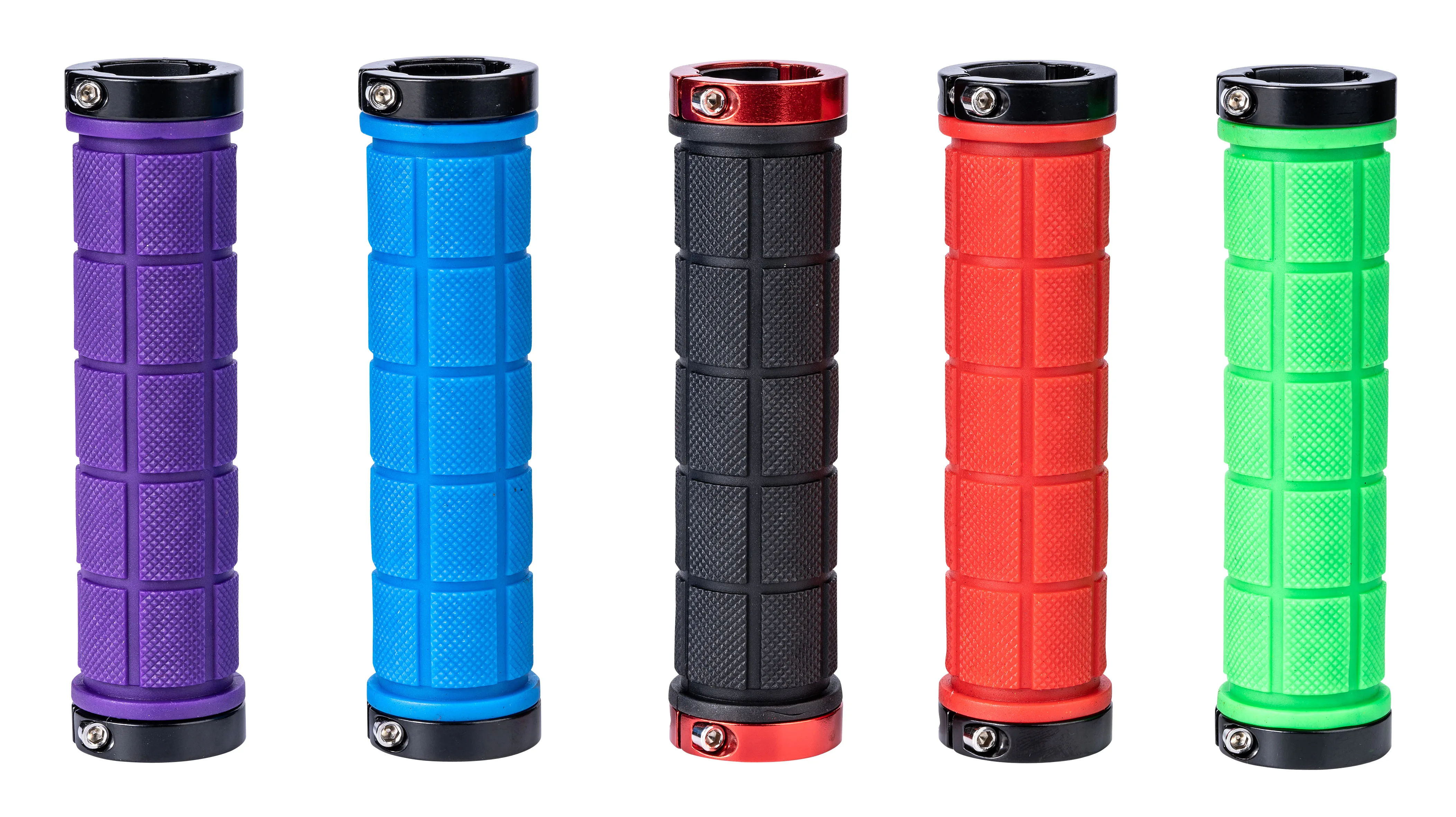 Bicycle Parts Anti-Slip PVC Rubber MTB Mountain Road Bike Grips Lock-on Bicycle Handlebar Grips Outdoor Kids Bicycle Grips